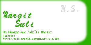 margit suli business card